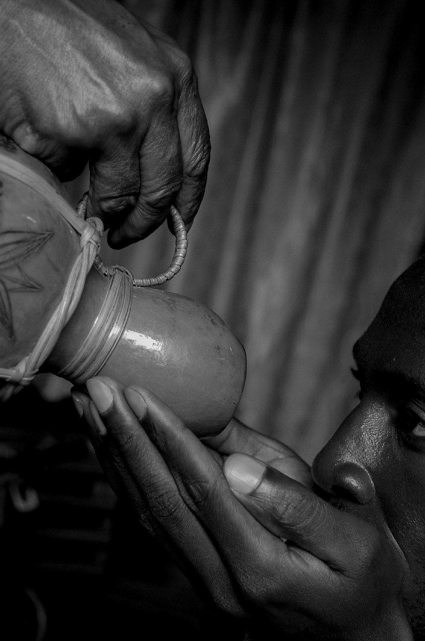 calabash, ritual, african, drink, nature, water, thirst